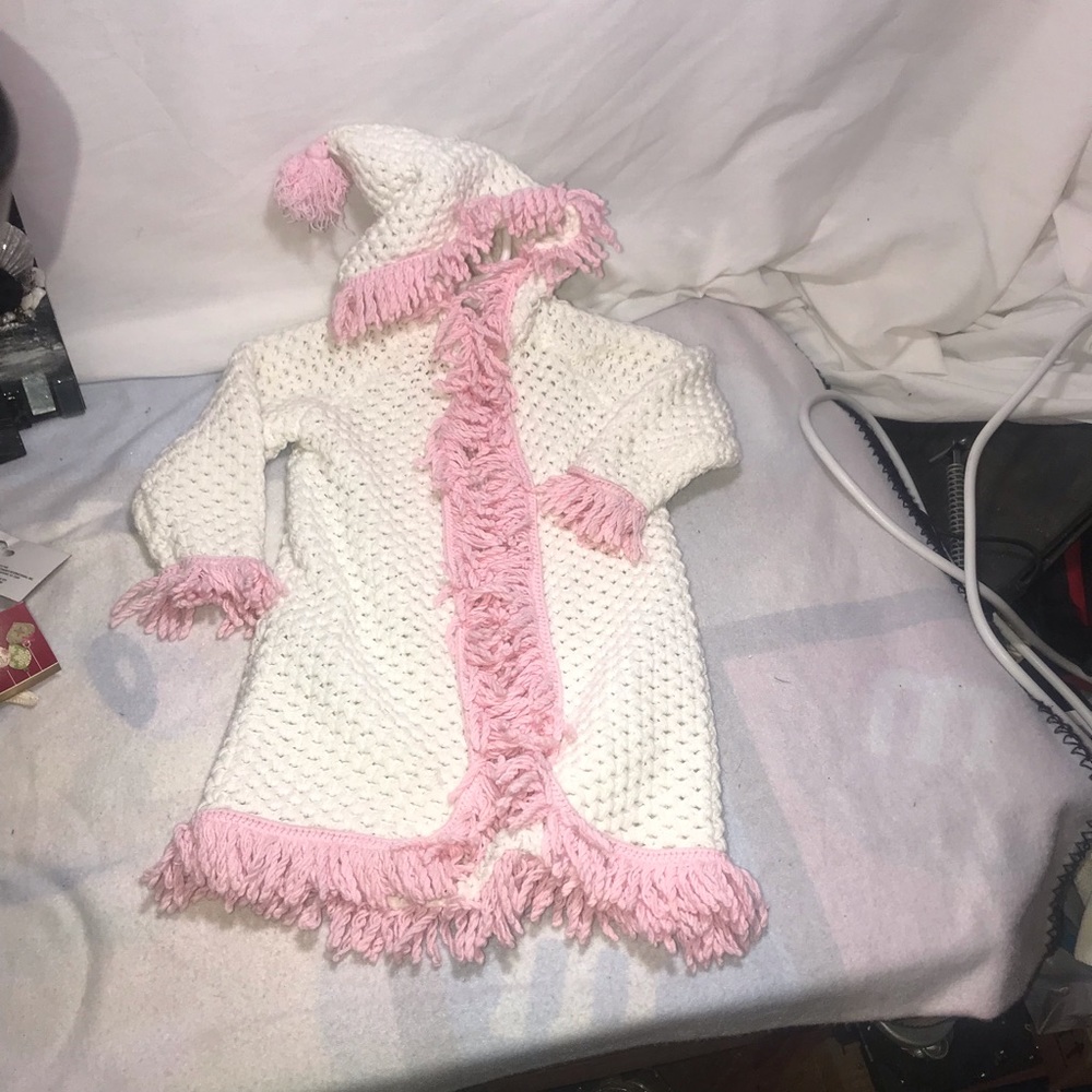 HANDMADE  FLEESE 18M  Jacket w/hood - Picture 4 of 4